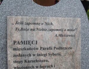Fundacja Pochówek i Pamięć Upamiętnienie represjonowanych z Parafii Podbrzezie