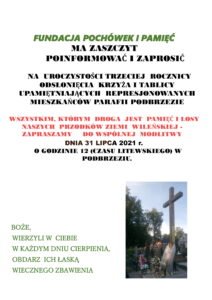 Fundacja Poch&oacute;wek i Pamięć 2021 ZAPR. STR 1-1