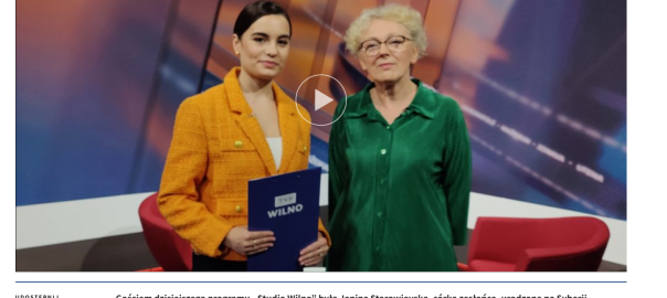 Fundacja Poch&oacute;wek i Pamięć Studio Wilno 13.09.2024 – Janina Starowieyska